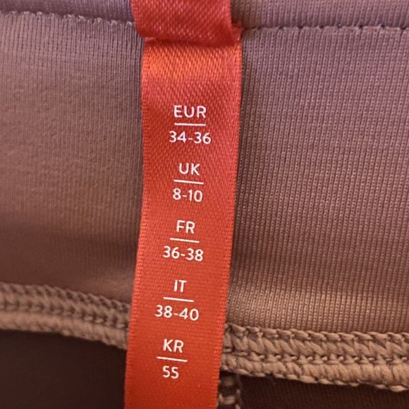 New Spanx Faux Suede Leggings Womens Pants Ankle Skinny Stretch Rich Rose S/P - Picture 7 of 13